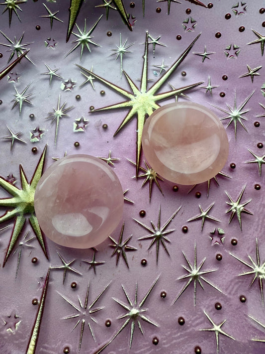 Rose Quartz Worry Stone