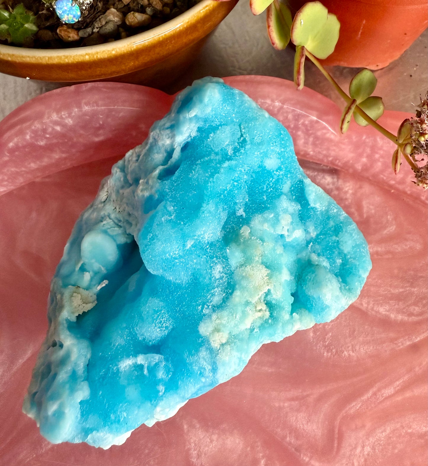 RARE Blue Aragonite Specimen